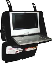 iPad / Tablet houder aan de auto hoofdsteun - tas en tafel + opbergruimte voor dvd's