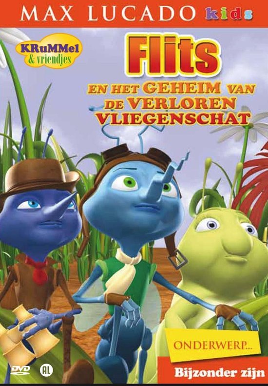 Cover van de film 'Krummel: Flits En Het Geheim Van De Verloren Vliegenschat'