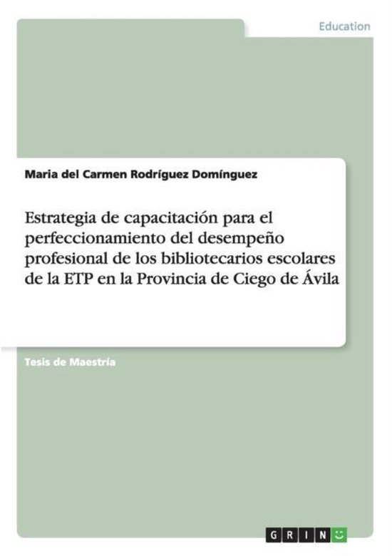 Estrategia de capacitacion para el perfeccionamiento del des ... - cover