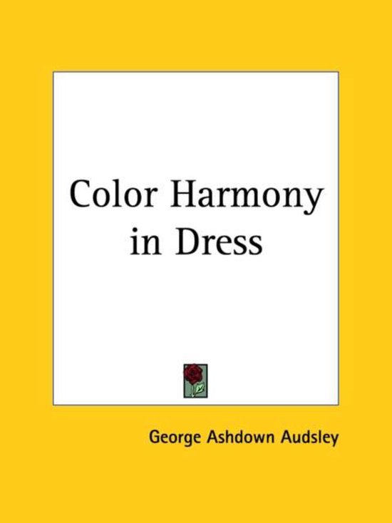 Color Harmony in Dress (1928) - cover