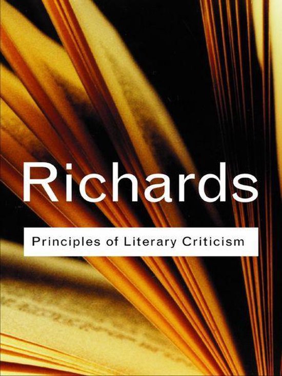 Routledge Classics - Principles of Literary Criticism - cover