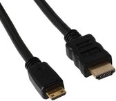 Valueline High Speed HDMI-kabel met ethernet HDMI-connector - HDMI mini-connector 2,00 m zwart