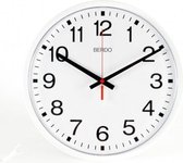 BerdoTime 30 cm klok met stil uurwerk Wit