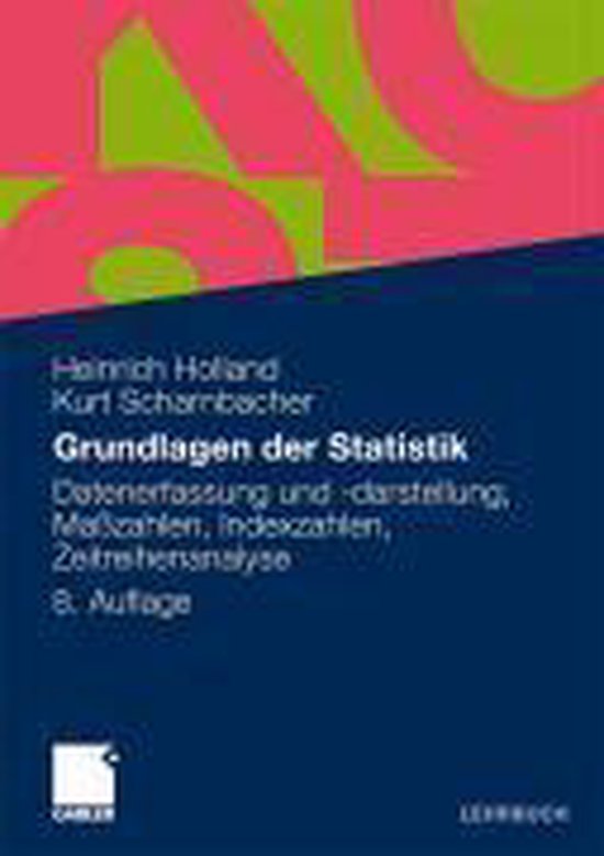 Grundlagen Der Statistik Pdf Grundlagen Der Statistik | 9783834920102 | Heinrich Holland | Boeken