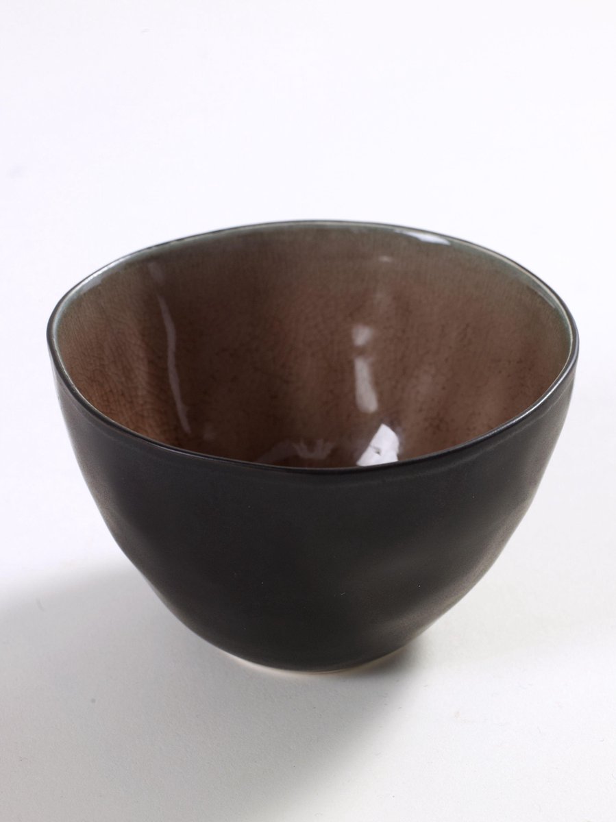 Serax Pure by Pascale Naessens ServeerKom - M - Bruin - D10,5x6,5 cm