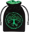 Afbeelding van het spelletje Tree of life dice bag Black and green