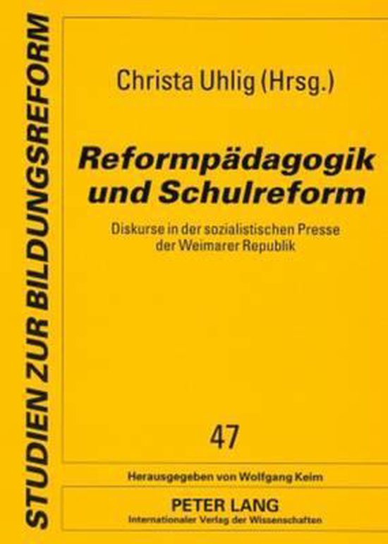 Reformpädagogik und Schulreform - cover