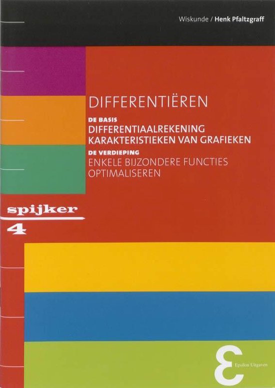 Spijkerreeks 4 - Differentieren - H. Pfaltzgraff | Respetofundacion.org