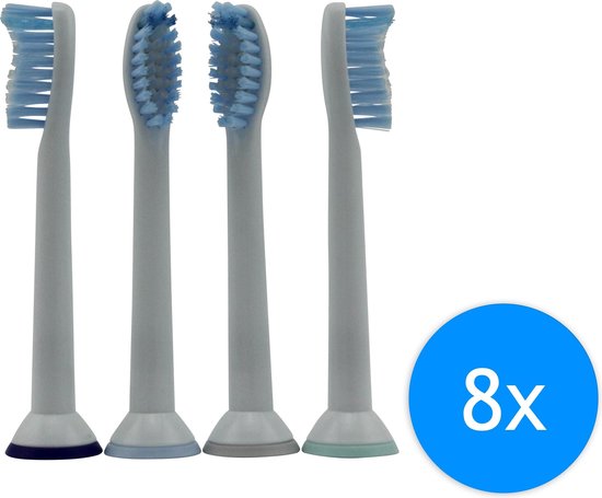 Opzet tandenborstels - Opzetborstels passend op Philips - P-HX-6054 - 8  stuks | bol.com