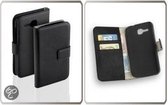 LELYCASE Bookstyle Wallet Case Flip Cover Hoesje Huawei Ascend Y600 Zwart