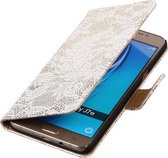 Coque de protection type livre Wit Lace pour Samsung Galaxy J7 2016