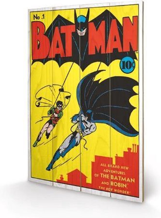 Houten muurbord Batman Comic (Wooden Art)