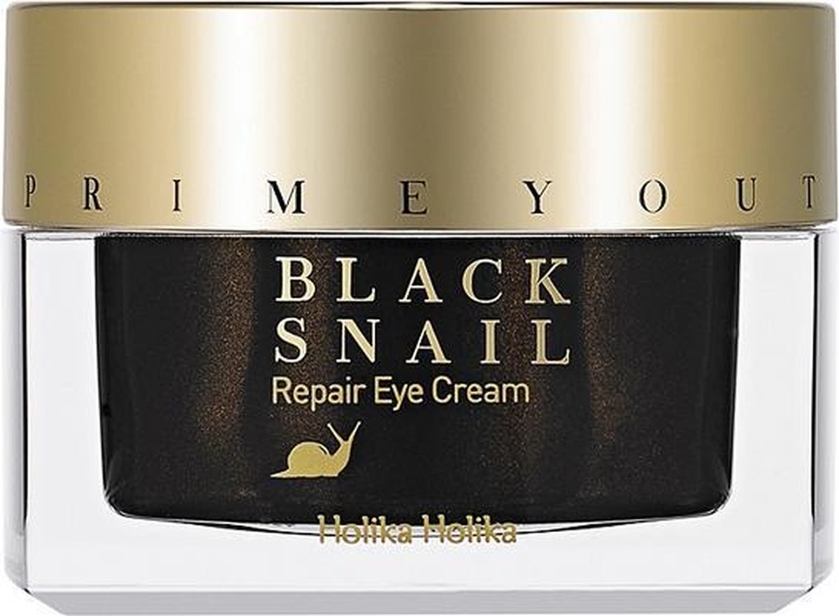 Holika Prime Youth Black Snail Repair Eye Cream przeciwzmarszczkowy krem pod oczy ze śluzem ślimaka 30ml