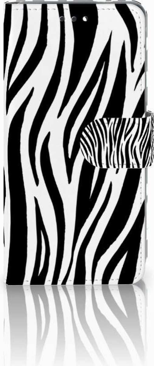 Nokia 3.1 (2018) Telefoonhoesje met Pasjes Zebra