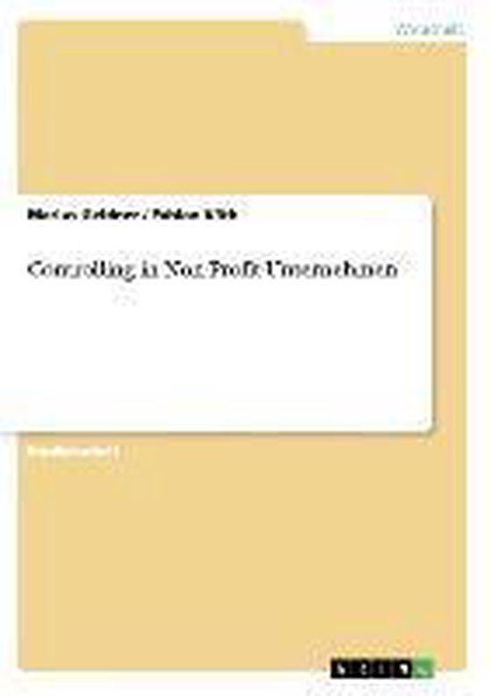 Controlling in Non-Profit-Unternehmen