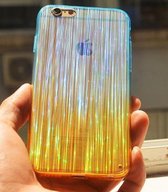 Apple Iphone 6 / 6S Special effect hoesje (blauw/geel)