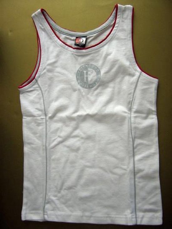 Feyenoord Meisjes singlet logo wit maat 152