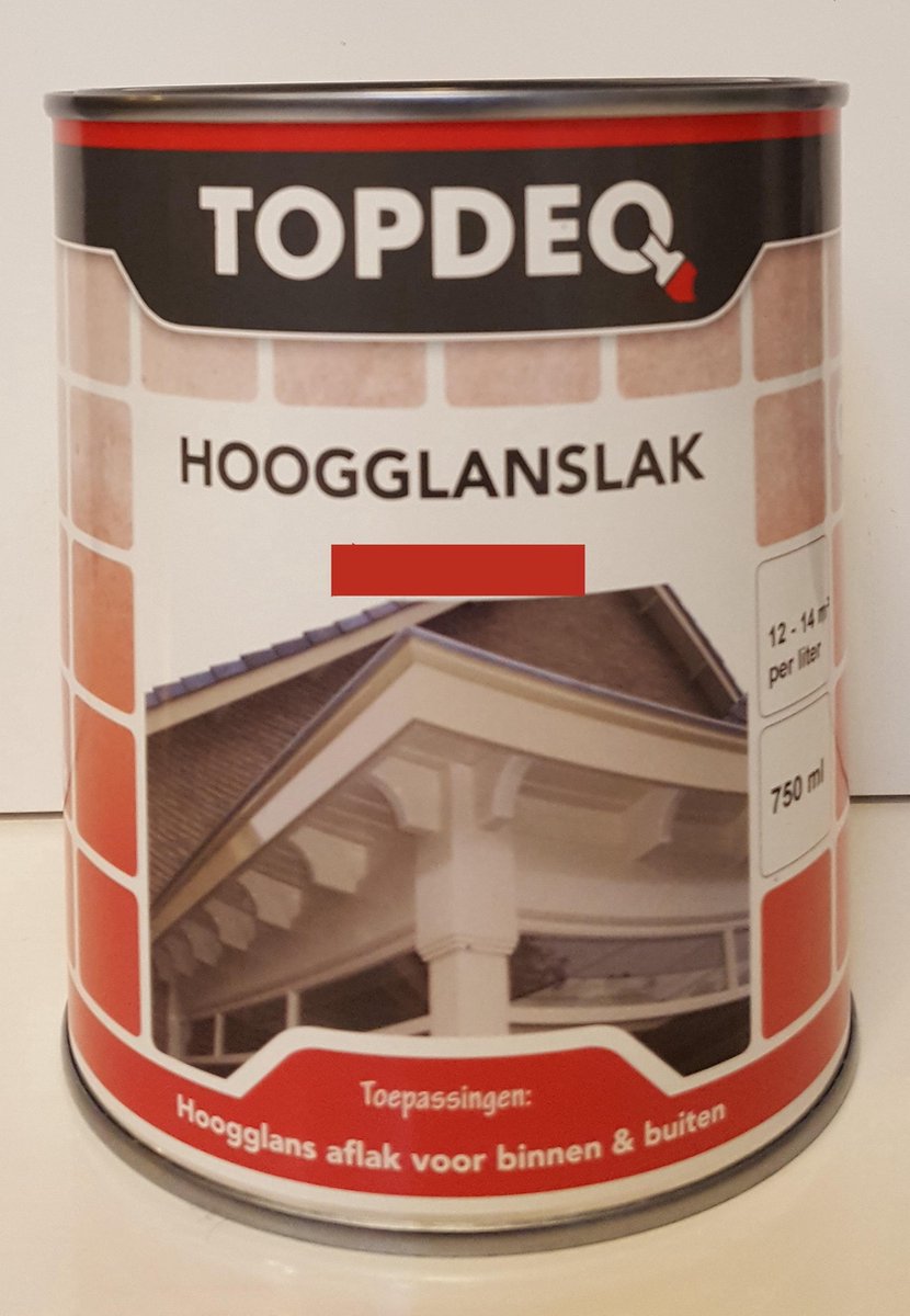 Topdeq Hoogglansverf - Verf - Hoogglans - Groen - 750ml