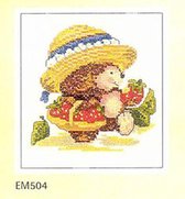 Emily Counted Cross Stitch Borduurpakket Strawberry thief EM504