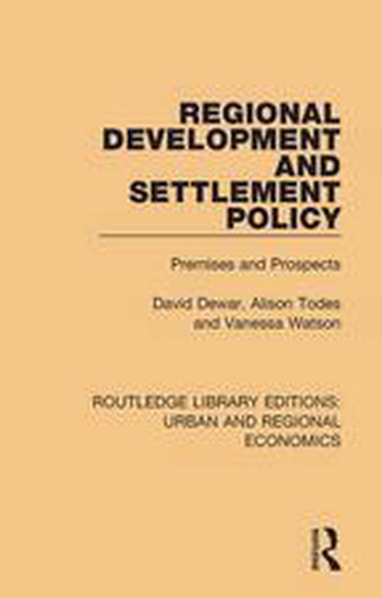 Routledge Library Editions: Urban and Regional Economics - R ... - cover