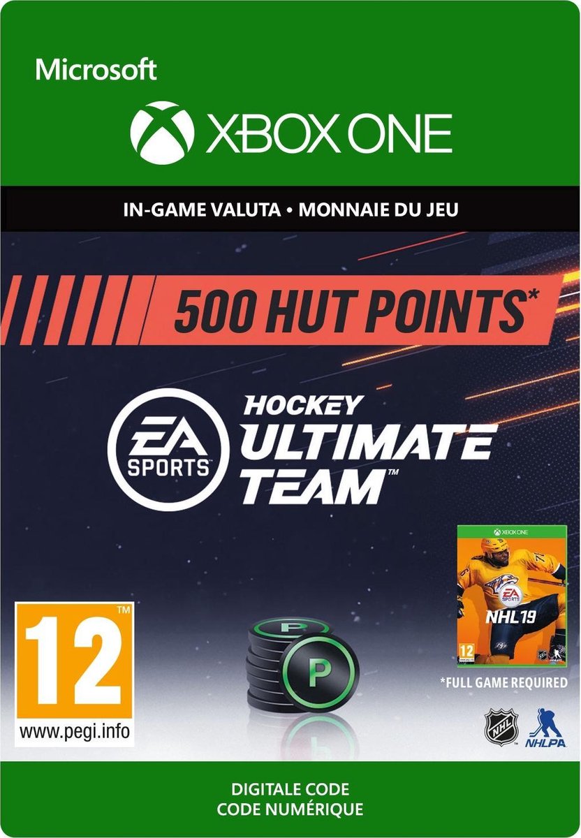 NHL 19 Ultimate Team NHL Points 500 - Xbox One