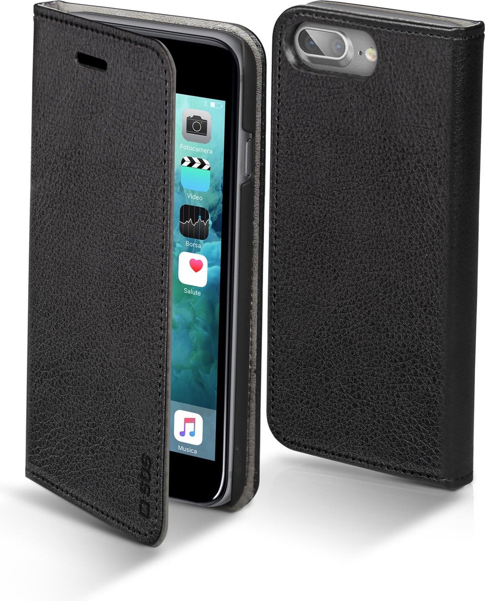 SBS Mobile Book Case iPhone 8+/7+/6s+/6 - Zwart