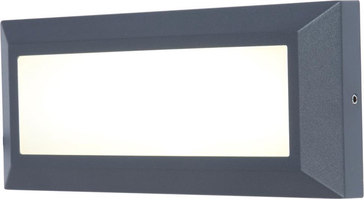 LUTEC Helena - Frame buitenwandlamp LED model - Donkergrijs