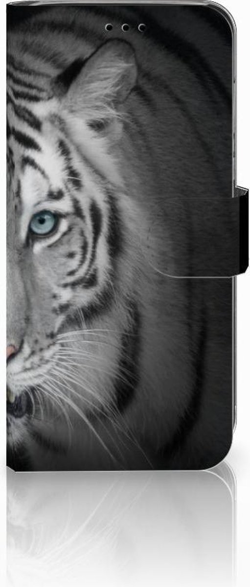 Huawei P20 Lite Telefoonhoesje met Pasjes Tijger