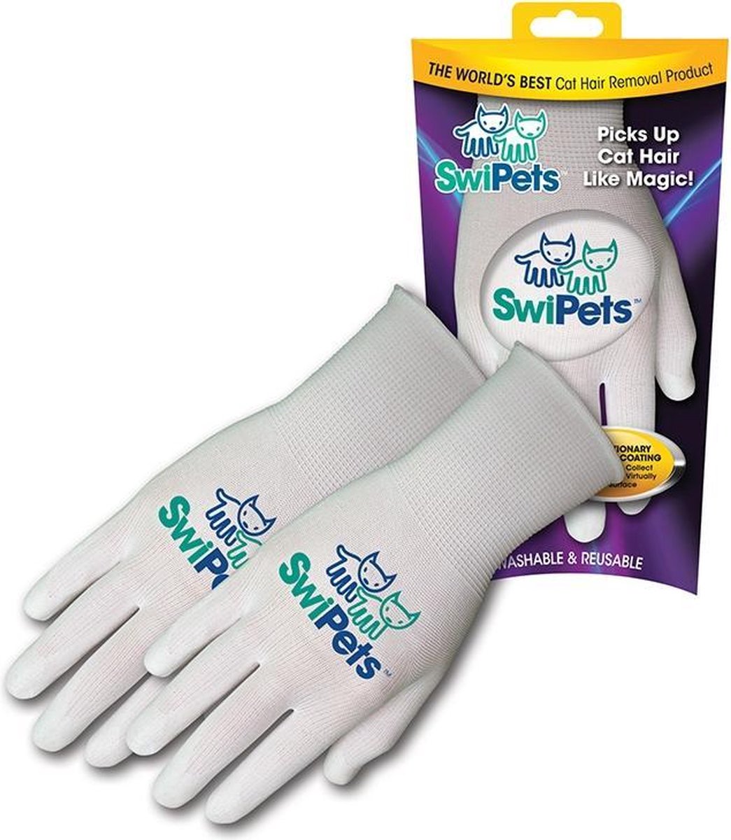 Swipets handschoenen voor het verwijderen van dierharen - 2 st | bol.com