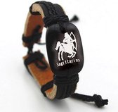 Bracelet Montebello Sagittaire - Unisexe - Cuir - Horoscope - ∅20-23 cm