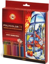 Koh I Noor Polycolor Artist's Set 72 stuks - Kleurpotloden