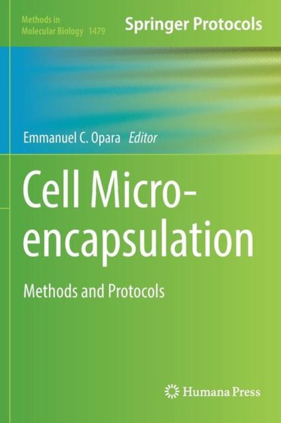Cell Microencapsulation - cover