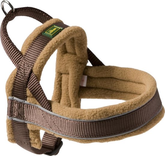 Hunter Harnas Norweger Racing Nylon XL - 65-80x2.5x3.8 cm - Bruin / Cognac