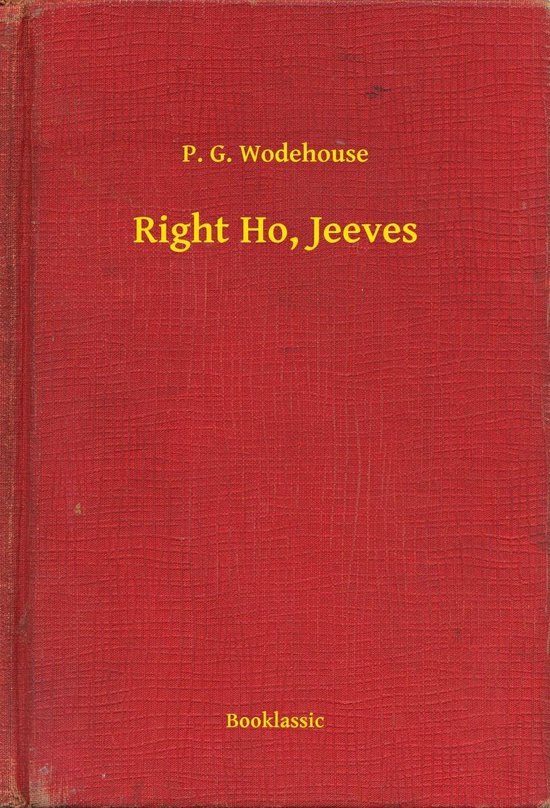 Right Ho, Jeeves - cover