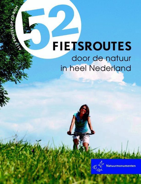 Cover van het boek '52 fietsroutes door de natuur met cd-rom' van Ellie Brik en Ellie Brik