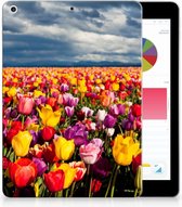 Geschikt voor Apple iPad 9.7 (2017) Siliconen Design Hoesje Tulpen