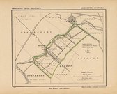 Historische kaart, plattegrond van gemeente Gouderak in Zuid Holland uit 1867 door Kuyper van Kaartcadeau.com