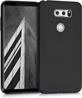 Zwart tpu siliconen case hoesje voor LG V30