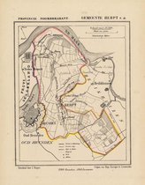 Historische kaart, plattegrond van gemeente Herpt c.a. in Noord Brabant uit 1867 door Kuyper van Kaartcadeau.com
