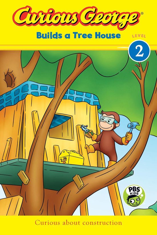 CGTV Reader - Curious George Builds a Tree House - cover