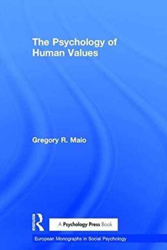 The Psychology of Human Values - cover