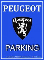 Peugeot Parking Only Metalen Wandbord 20x30 cm