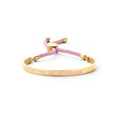 Key Moments 8KM BC0030 Bracelet Ouvert 5mm You Are My Sun Shine - rose clair