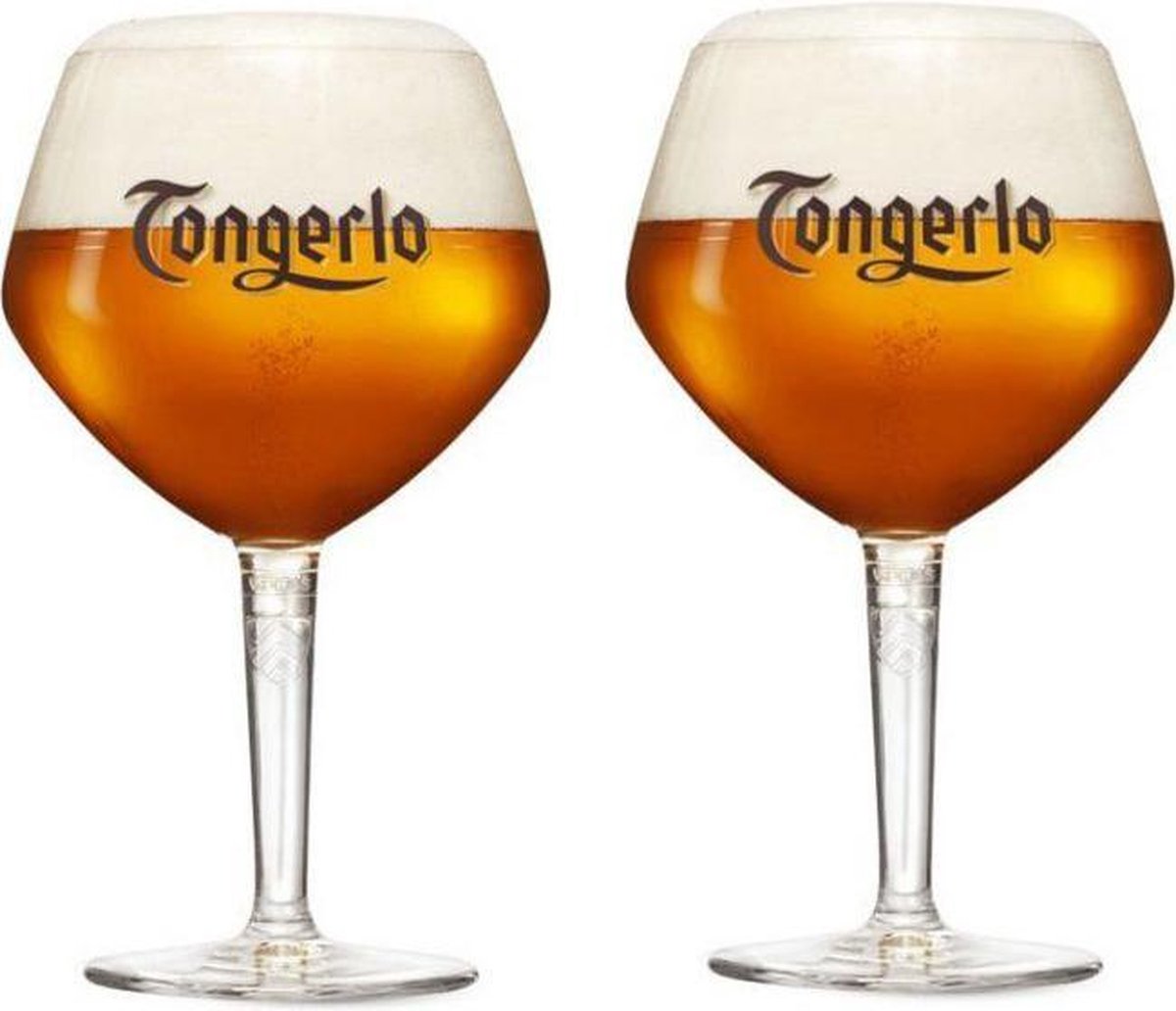 Tongerlo glazen speciaalbier glas bierglas nieuwe editie 2 stuks