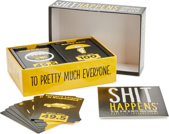 Shit Happens 18+ - Engelstalig Kaartspel - Partyspel
