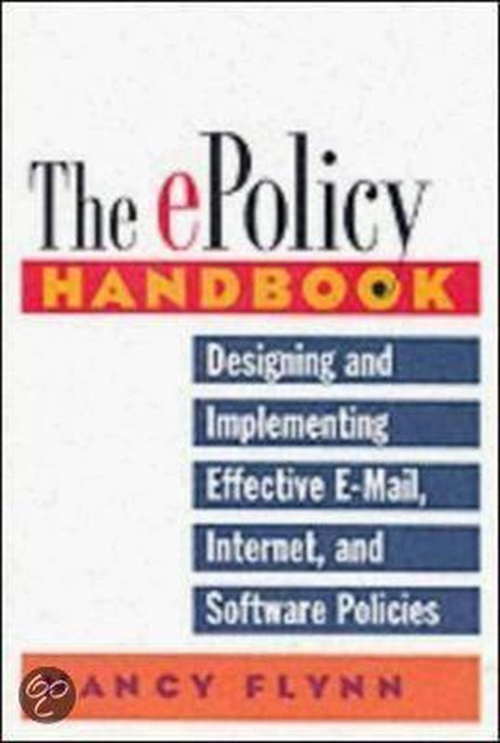 The E-Policy Handbook - cover