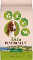 Iams Naturally Dog Adult - Lam & Rijst - Hondenvoer - 7 kg