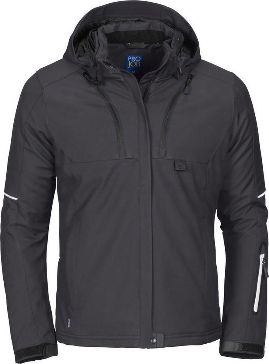 ProJob 3412 DAMES SOFTSHELL JAS 643412 - Grijs - S