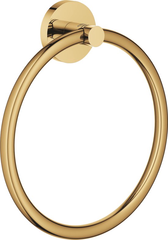 GROHE Essentials handdoekring - Cool sunrise (glanzend goud) - Ø 18 cm