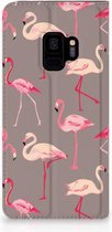 Smart cover Geschikt voor Samsung Galaxy S9 Flamingo